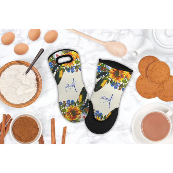 Custom Design - Neoprene Oven Mitt - Lifestyle Image