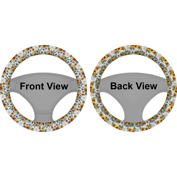 Custom Design - Steering Wheel Cover- Front and Back