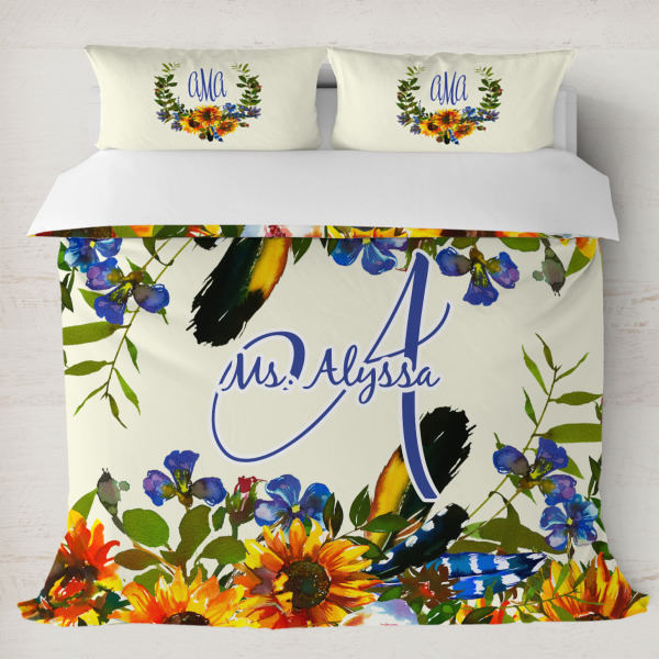 Custom Design Your Own Duvet Cover Set - King