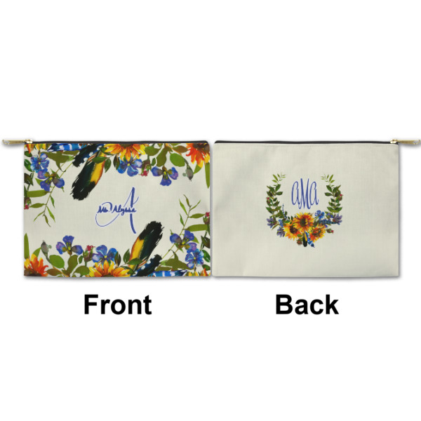 Custom Design - Small Zipper Pouch Approval (Front and Back)