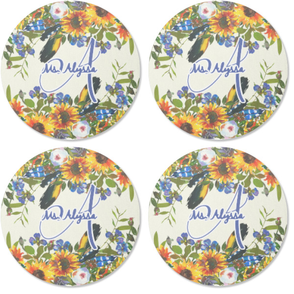 Custom Design - Coaster Round Rubber Back - Apvl