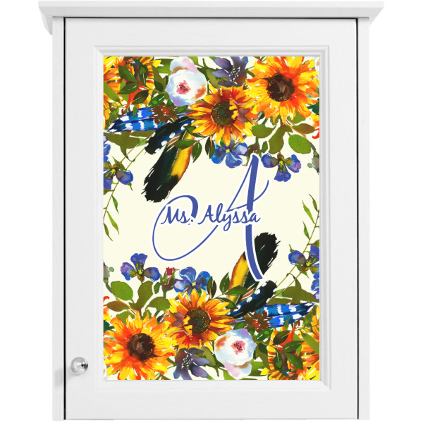 Custom Design - Single White Cabinet Decal