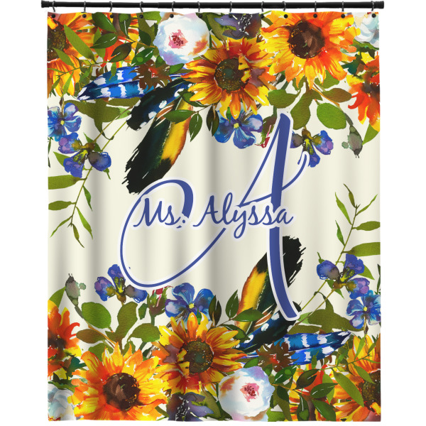 Custom Design Your Own Extra Long Shower Curtain - 70" x 83"