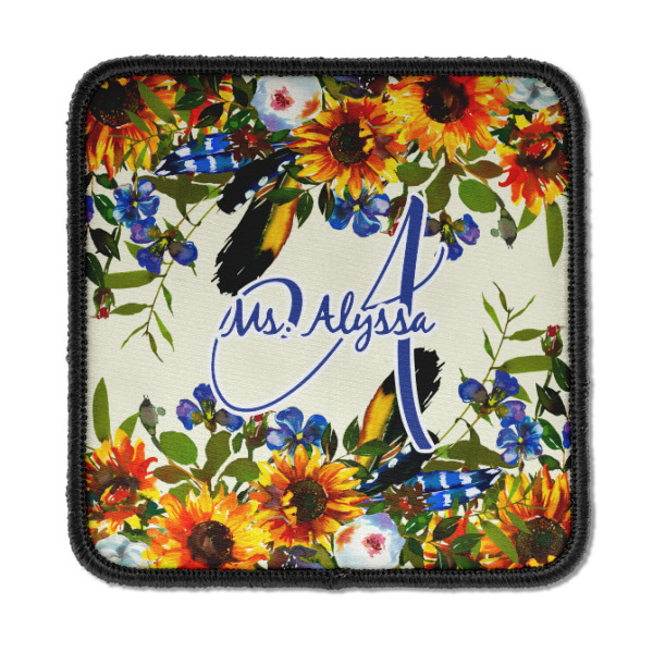 Custom Design - Iron On Patch -  Square - Front