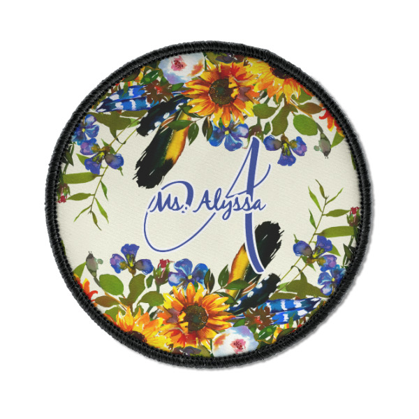 Custom Design - Iron On Patch - Round - Front