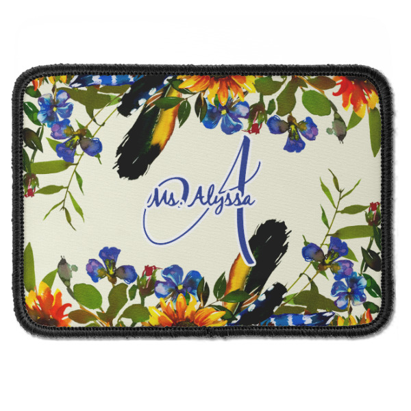 Custom Design - Iron On Patch - Rectangle - Front