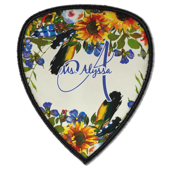 Custom Design - Iron On Patch - Shield - Style A - Front