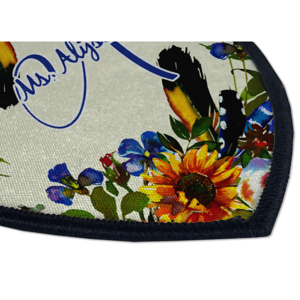 Custom Design - Iron On Patch - Shield - Style B - Closeup