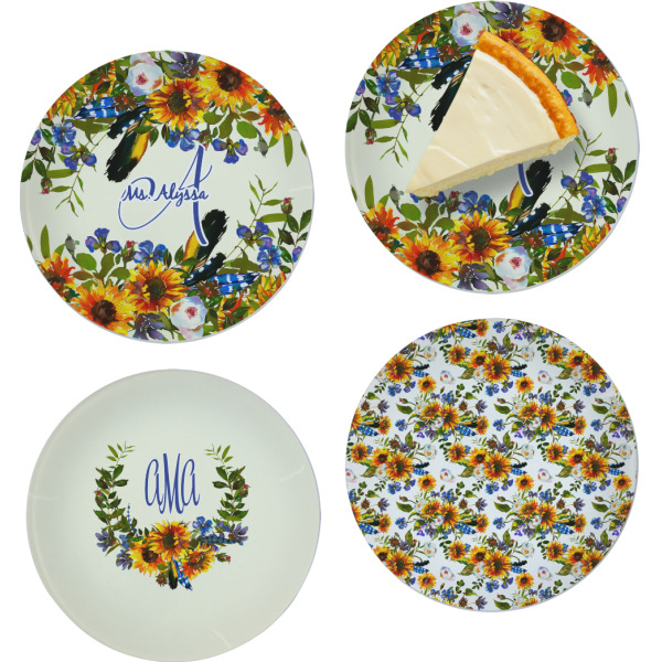 Custom Design - Set of Appetizer / Dessert Plates