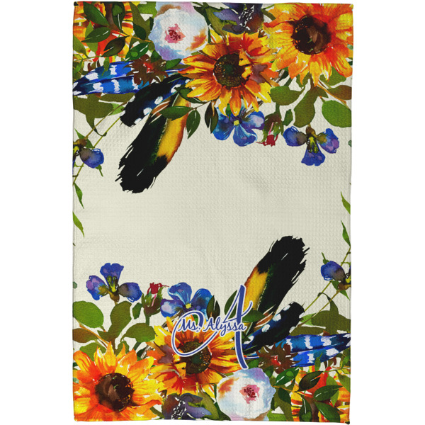 Custom Design - Waffle Weave Towel - Full Color Print - Approval Image