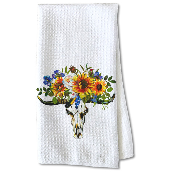 Custom Design - Waffle Towel - Partial Print Print Style Image