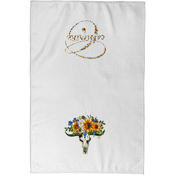 Custom Design - Waffle Towel - Partial Print - Approval Image