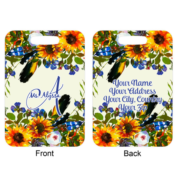 Custom Design - Metal Luggage Tag - Approval