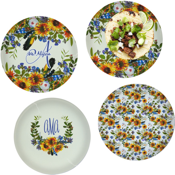 Custom Design - Set of Lunch / Dinner Plates