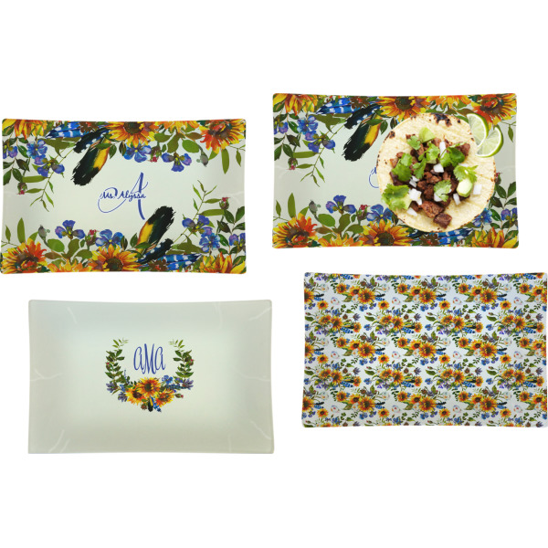 Custom Design - Set of Rectangular Dinner Plates