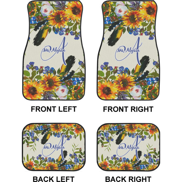 Custom Design - Car Floor Mats Set (2F + 2B)