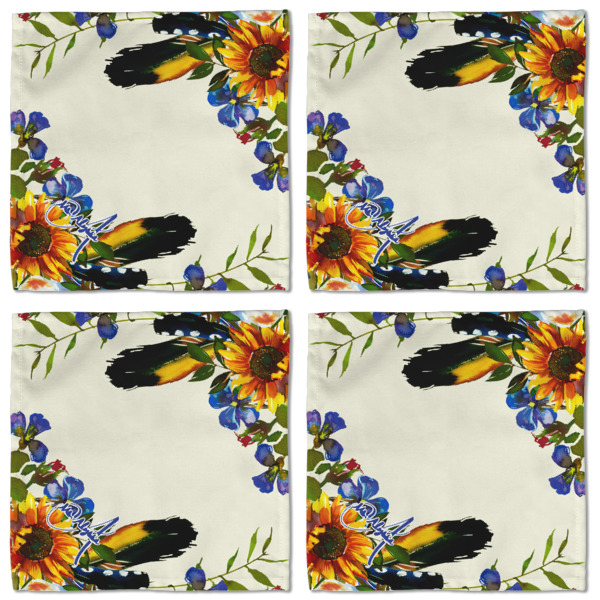 Custom Design - Cloth Napkins - Personalized Lunch (APPROVAL) Set of 4