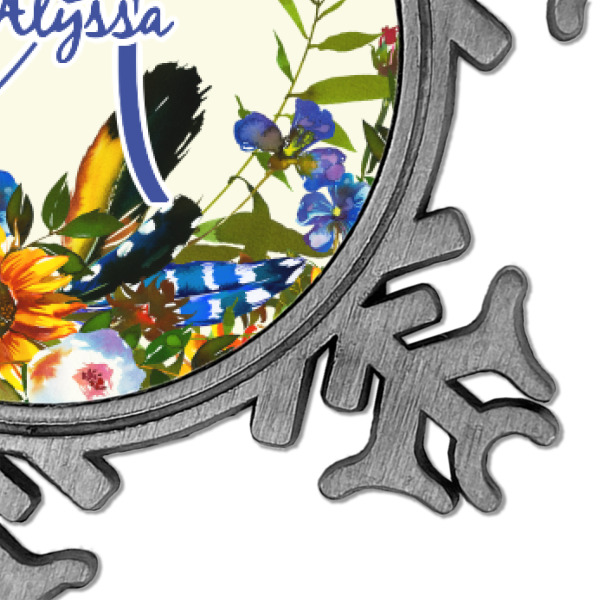 Custom Design - Vintage Snowflake - Detail