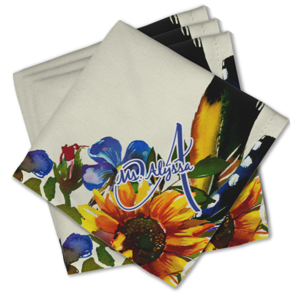 Custom Design - Cloth Napkins - Personalized Lunch (PARENT MAIN Set of 4)