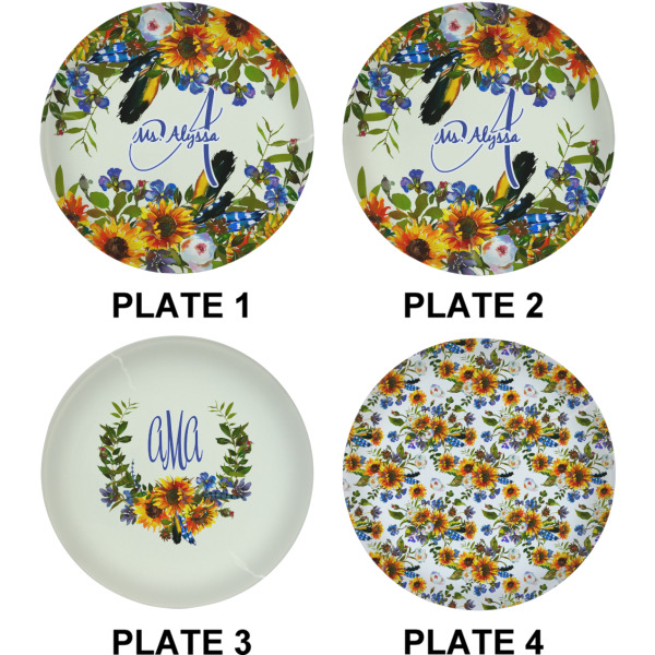 Custom Design - Set of Lunch / Dinner Plates (Approval)