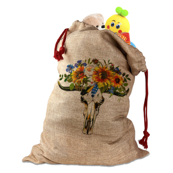 Custom Sunflowers Santa Sack (Personalized)