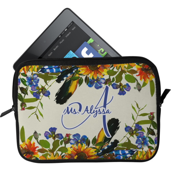 Custom Sunflowers Tablet Case / Sleeve (Personalized)
