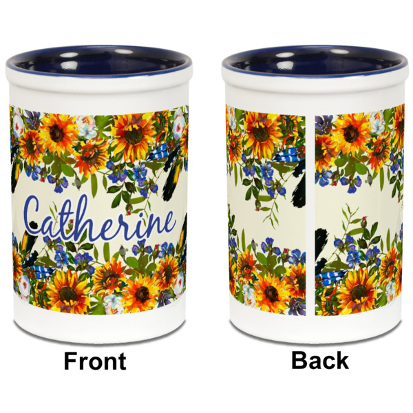 Custom Design - Pencil Holder - Blue - approval