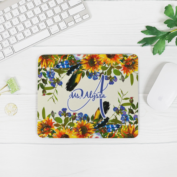 Custom Design - Rectangular Mouse Pad - LIFESTYLE 2