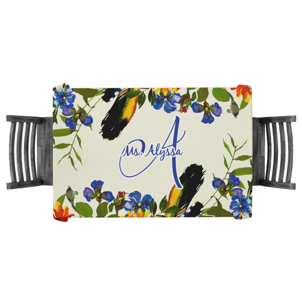 Custom Sunflowers Tablecloth - 58"x58" (Personalized)