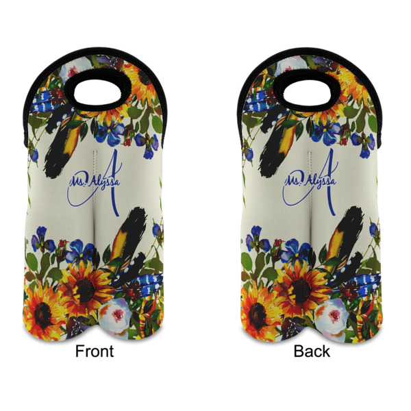 Custom Design - Double Wine Tote - Front & Back