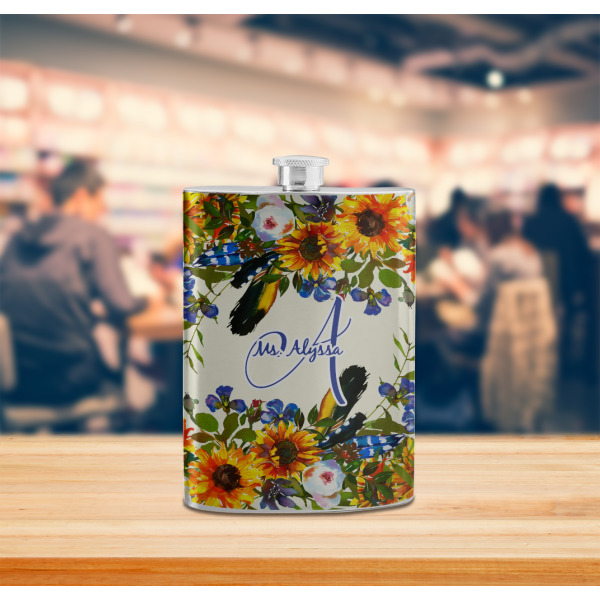 Custom Design - Stainless Steel Flask - LIFESTYLE 2