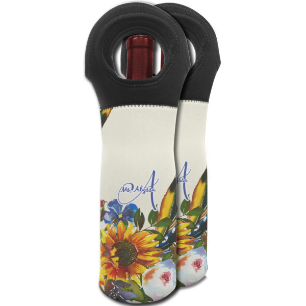 Custom Design - Wine Tote Bag - Two Bags