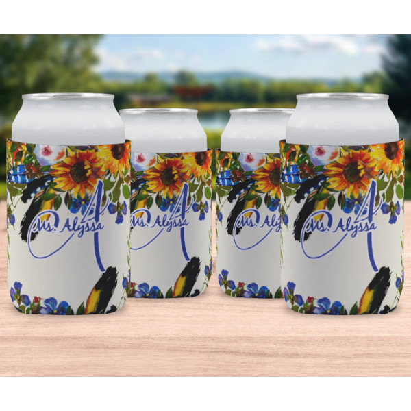 Custom Design - Can Cooler - Standard 12oz - Set of 4 - In Context
