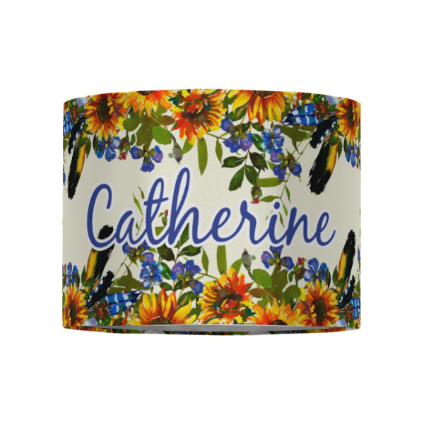 Custom Design - 8" Drum Lampshade - Front (Fabric)