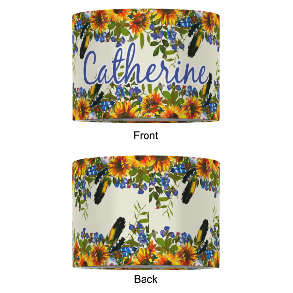Custom Design - 12" Drum Lampshade - APPROVAL (Fabric)