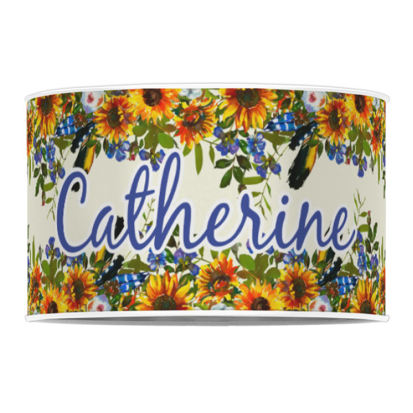 Custom Design - 12" Drum Lampshade - FRONT (Poly Film)