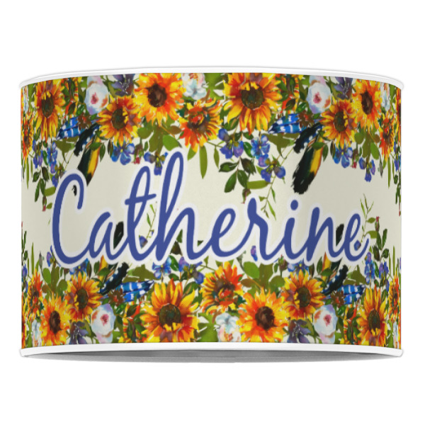 Custom Design - 16" Drum Lampshade - Front (Poly Film)