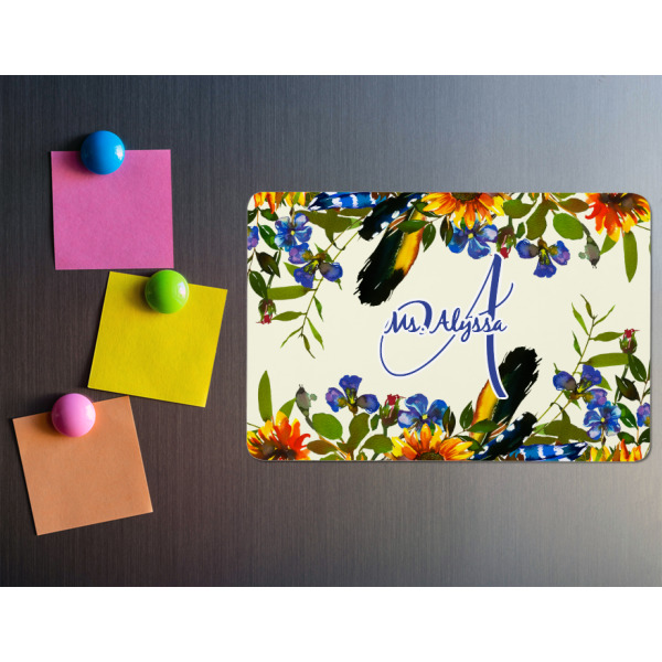 Custom Design - Rectangular Fridge Magnet - LIFESTYLE