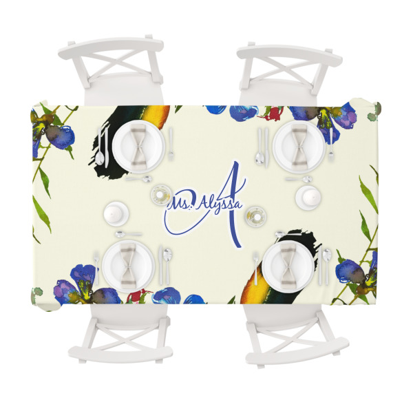 Custom Design - Tablecloths (58"x102") - TOP VIEW (with plates)