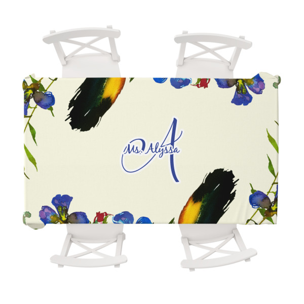 Custom Sunflowers Tablecloth - 58"x102" (Personalized)