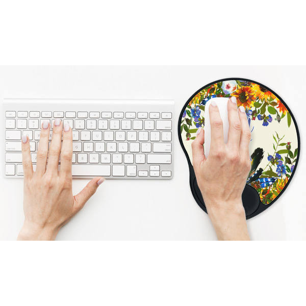 Custom Design - Mouse Pad with Wrist Rest - LIFESYTLE 2 (in use)