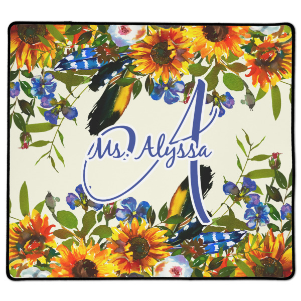 Custom Sunflowers XL Gaming Mouse Pad - 18" x 16" (Personalized)