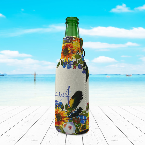 Custom Design - Zipper Bottle Cooler - LIFESTYLE