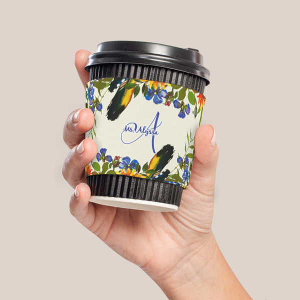 Custom Design - Coffee Cup Sleeve - LIFESTYLE