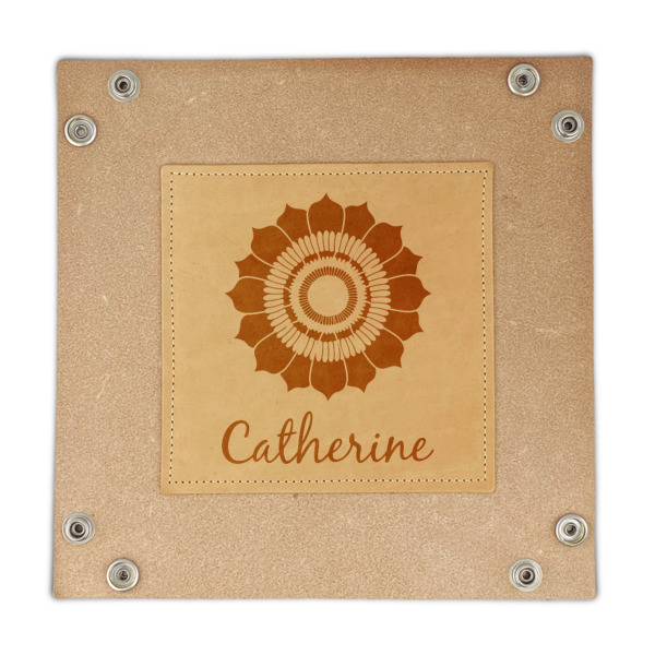 Custom Design - Genuine Leather Valet Trays - FRONT (flat)