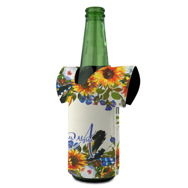 Custom Design - Jersey Bottle Cooler - ANGLE (on bottle)