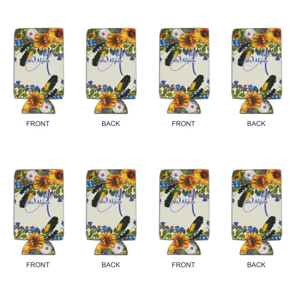 Custom Design - Can Cooler - 16oz - Set of 4 - Front & Back