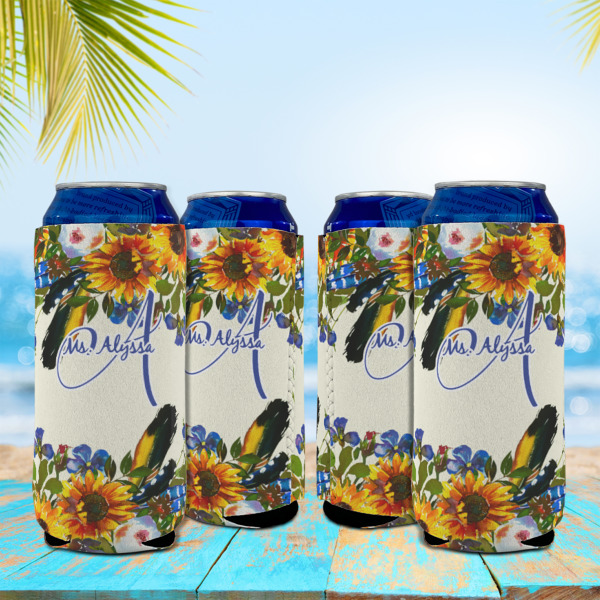 Custom Design - Can Cooler - 16oz - Set of 4 - In Context