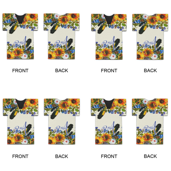 Custom Design - Jersey Bottle Cooler - Set of 4 - APPROVAL