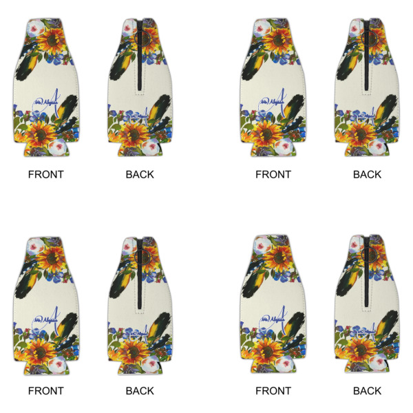 Custom Design - Zipper Bottle Cooler - Set of 4 - Approval